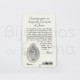 Pagela Sagrado Coração de Jesus c/ medalha e oração