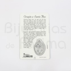 Pagela Santa Ana c/ medalha e oração
