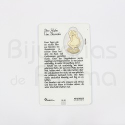 Pagela Galo de Barcelos c/ medalha e oração