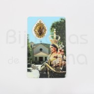 Our Lady of Guia card with medal and prayer