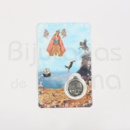 Our Lady of Nazareth card with medal and prayer