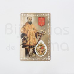 Blessed Nuno of Saint Maria card with medal and prayer