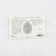 Pagela Corações de Jesus e de Maria c/ medalha e oração