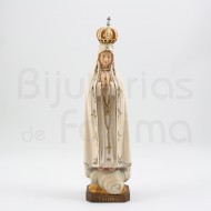Nossa Senhora de Fátima em madeira 