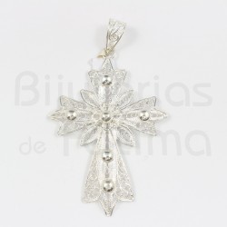 Silver medal cross