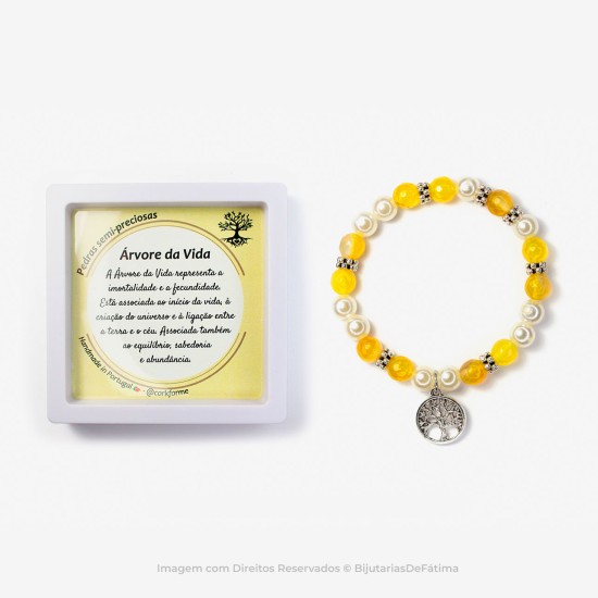 Pulseira do amuleto da Árvore da Vida