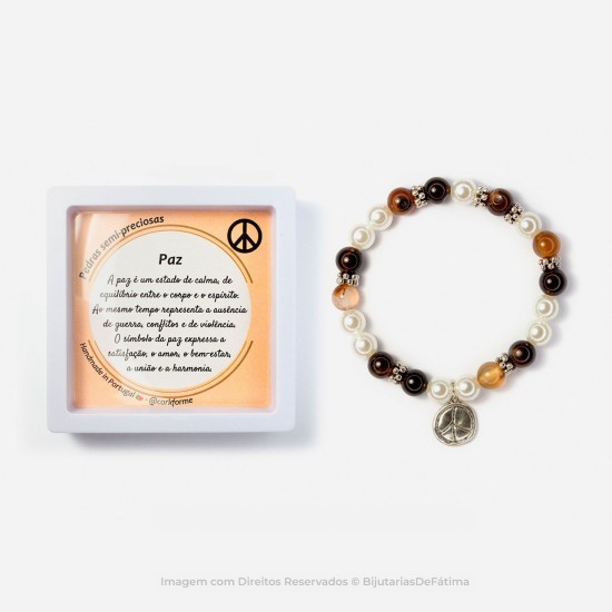 Pulseira do amuleto da Paz