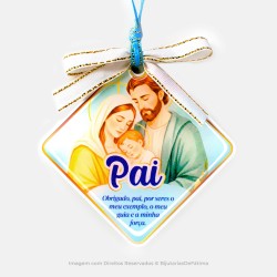 Enfeite Sagrada Familia com Parentesco