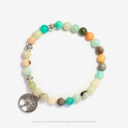 Pulseira com Pedras Amazonite
