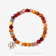 Pulseira com Pedras Mokaita