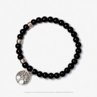 Pulseira com Pedras Ónix