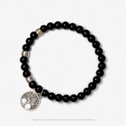 Pulseira com Pedras Ónix