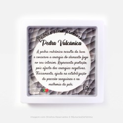 Pulseira com Pedra Vulcânica