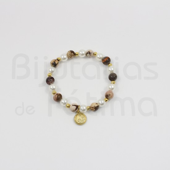 Pulseira dezena Senhora c/ Fátima 