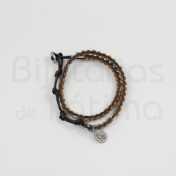 Pulseira/ Terço madeira  