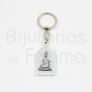 Mirrored Keyring with Metal Appearance