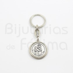 Keyring Fatima and St. Christopher