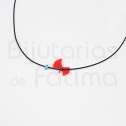 Silk thread w / feet medal