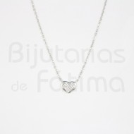 Silver heart wire