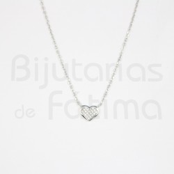 Silver heart wire