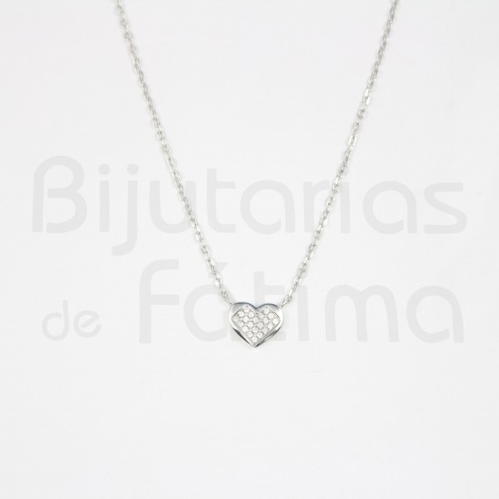 Silver heart wire