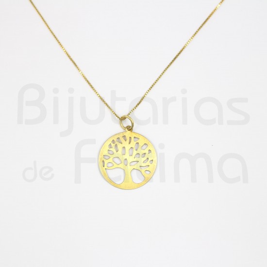 Golden silver tree of life wire