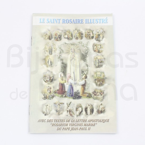  Livro "O santo rosário ilustrado"