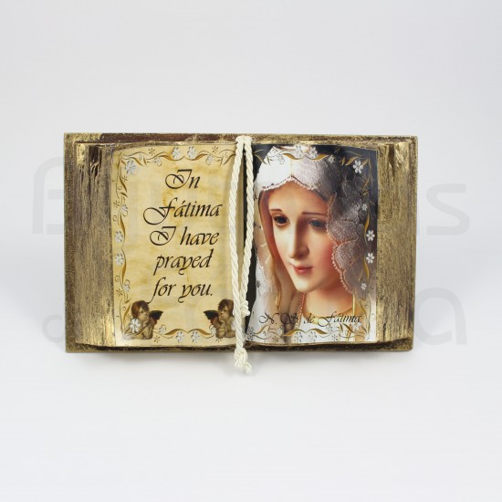 Livro decorativo Fátima Inglês