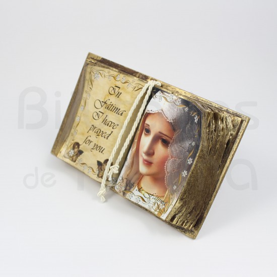Livro decorativo Fátima Inglês