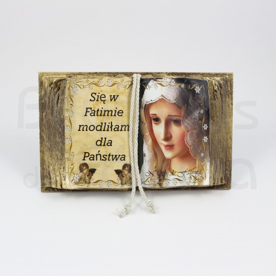 Livro decorativo Fátima em Alemão 