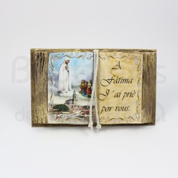 Livro decorativo Fátima Francês
