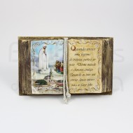 Livro decorativo Fátima "Quando tiveres uma lágrima.."