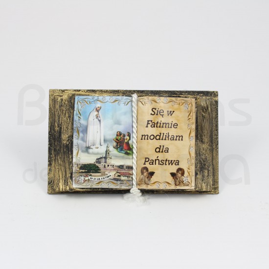 Livro decorativo Fátima em Alemão 