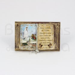 Livro decorativo Fátima "Abençoe a nossa casa.."